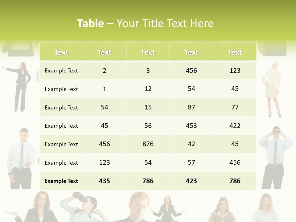 People Stock PowerPoint Template