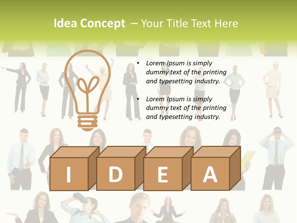 People Stock PowerPoint Template