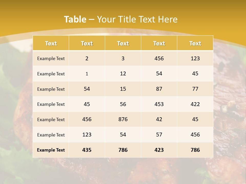 Steak Meat PowerPoint Template