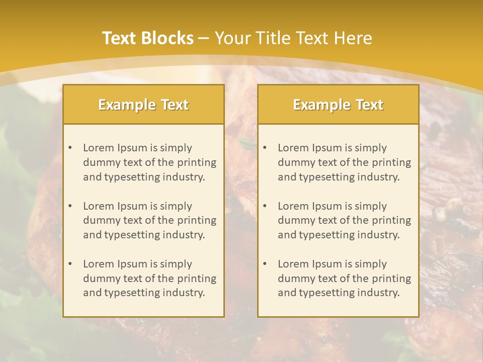 Steak Meat PowerPoint Template