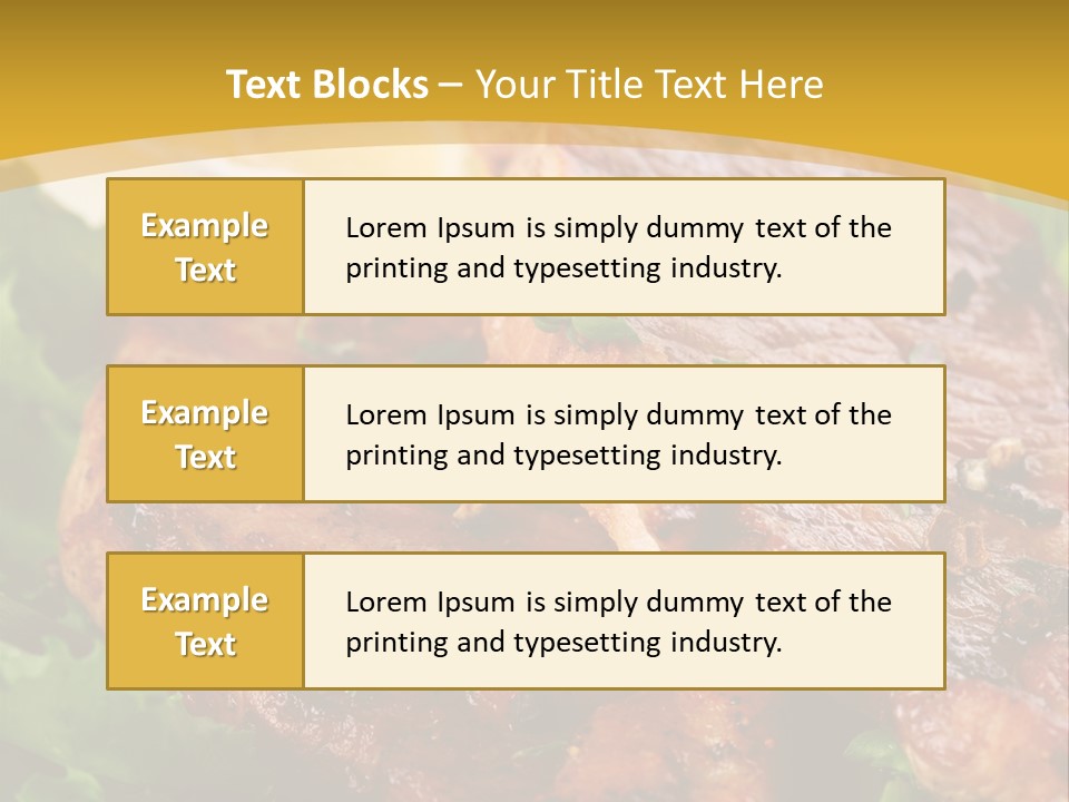 Steak Meat PowerPoint Template