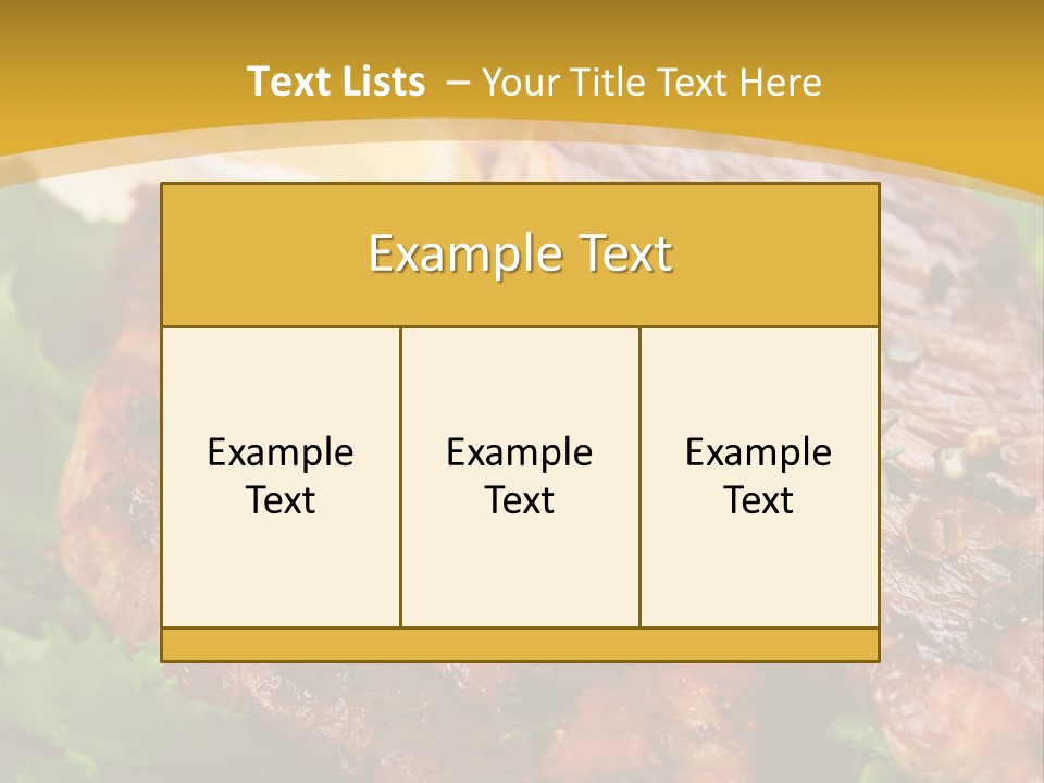 Steak Meat PowerPoint Template