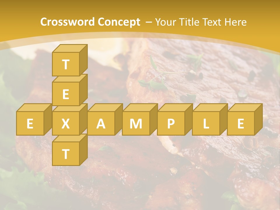 Steak Meat PowerPoint Template