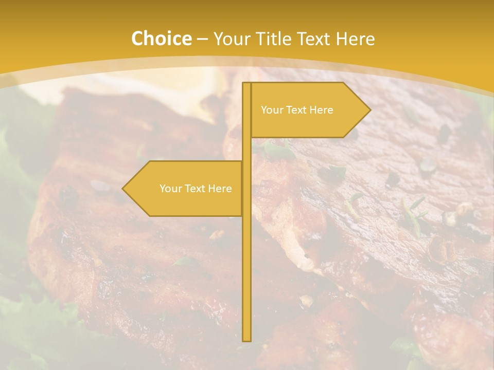 Steak Meat PowerPoint Template