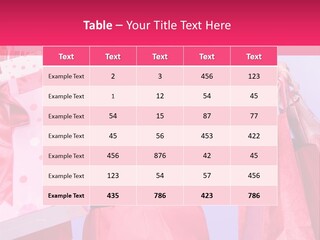 Shopper Closeup Blonde PowerPoint Template