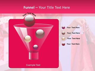 Shopper Closeup Blonde PowerPoint Template
