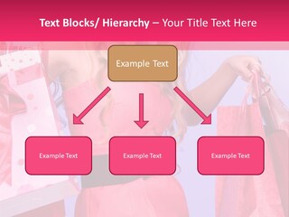 Shopper Closeup Blonde PowerPoint Template
