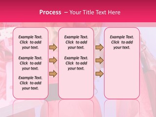 Shopper Closeup Blonde PowerPoint Template