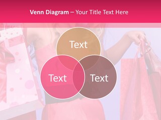 Shopper Closeup Blonde PowerPoint Template
