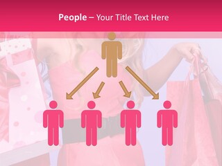Shopper Closeup Blonde PowerPoint Template