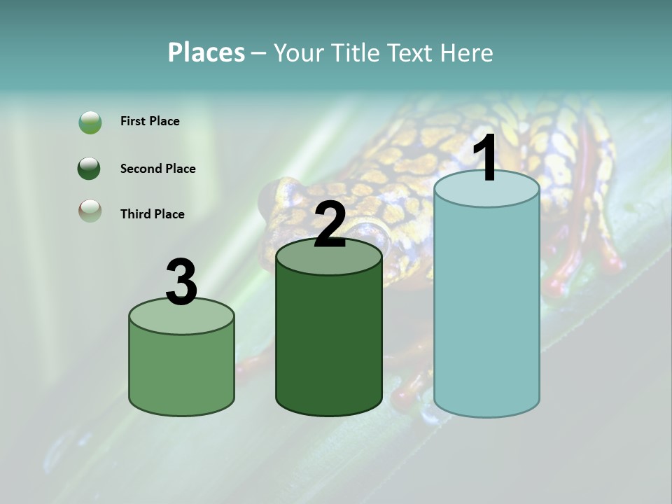 Poison Dart Frog PowerPoint Template