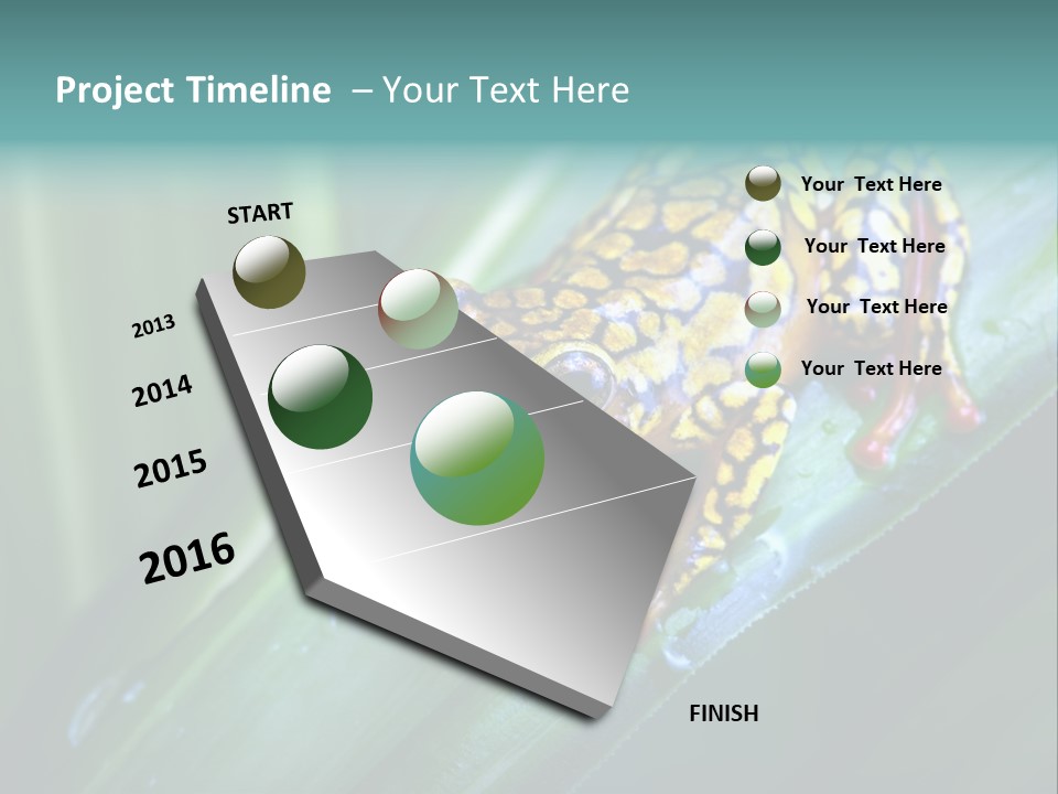 Poison Dart Frog PowerPoint Template