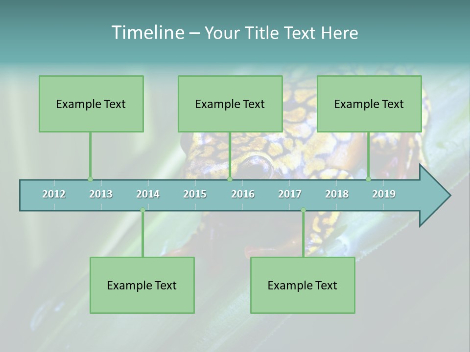 Poison Dart Frog PowerPoint Template