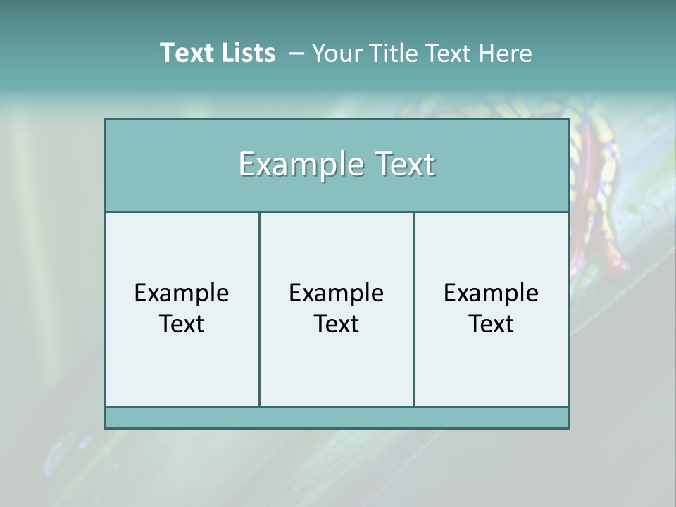 Poison Dart Frog PowerPoint Template