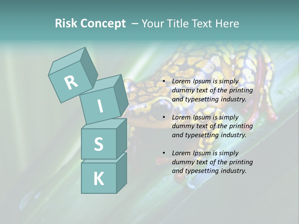 Poison Dart Frog PowerPoint Template