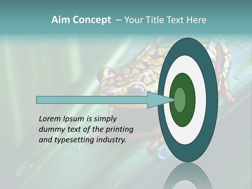 Poison Dart Frog PowerPoint Template