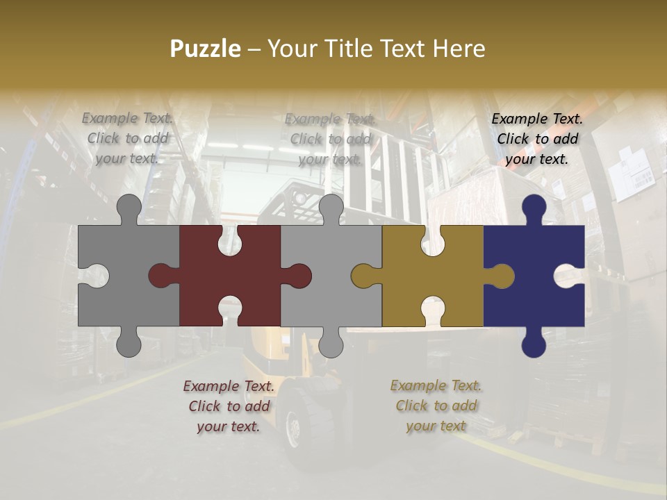 Forklift Operator PowerPoint Template