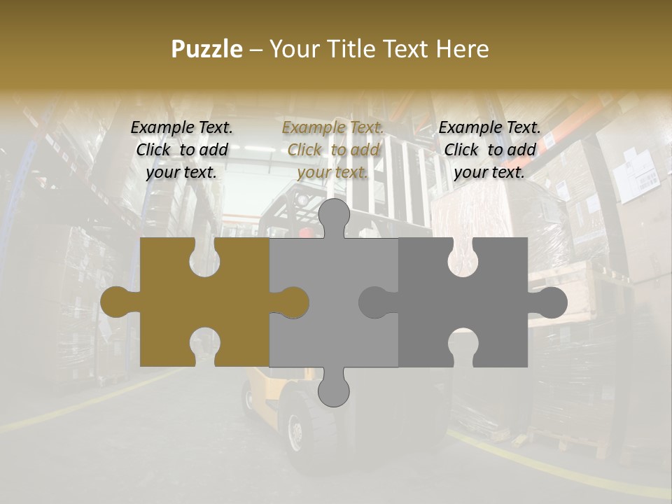 Forklift Operator PowerPoint Template