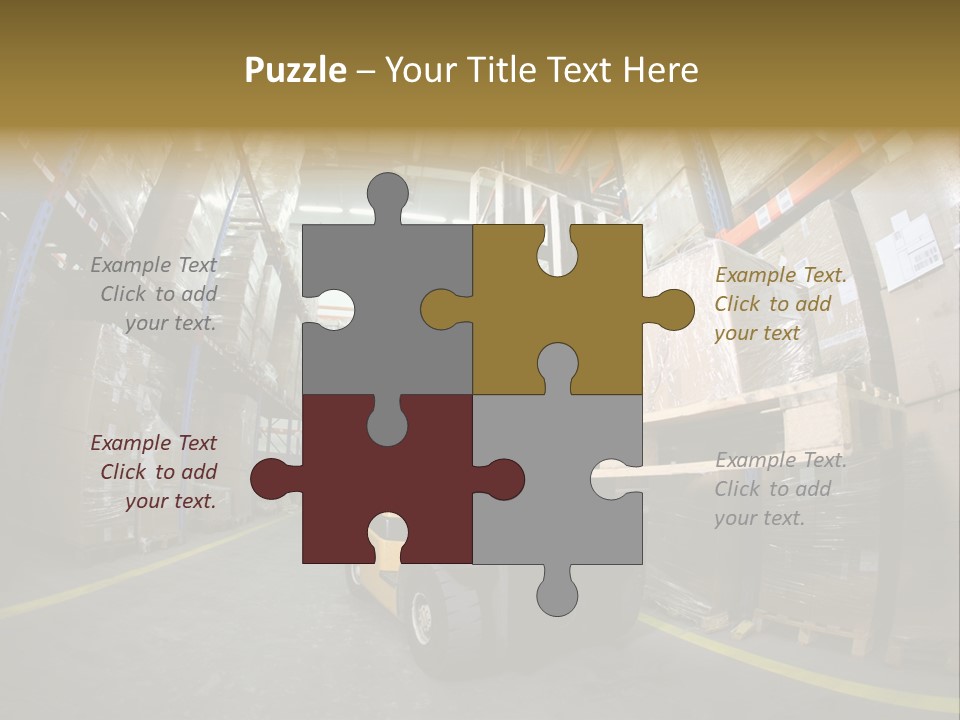 Forklift Operator PowerPoint Template