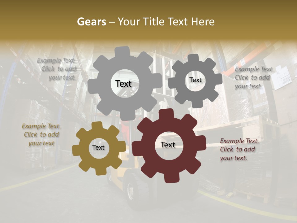 Forklift Operator PowerPoint Template