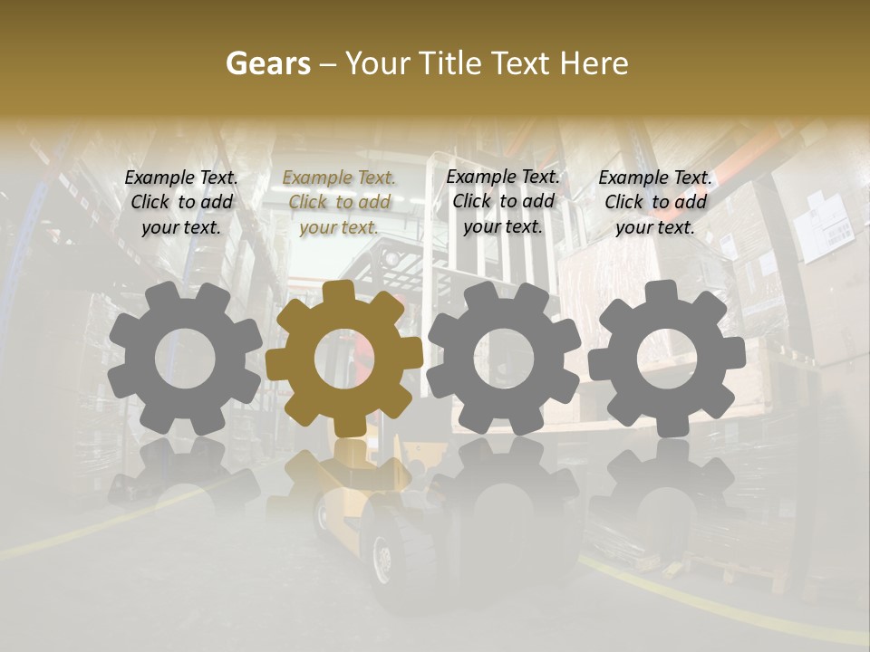 Forklift Operator PowerPoint Template