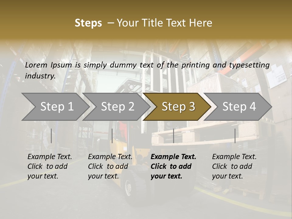 Forklift Operator PowerPoint Template