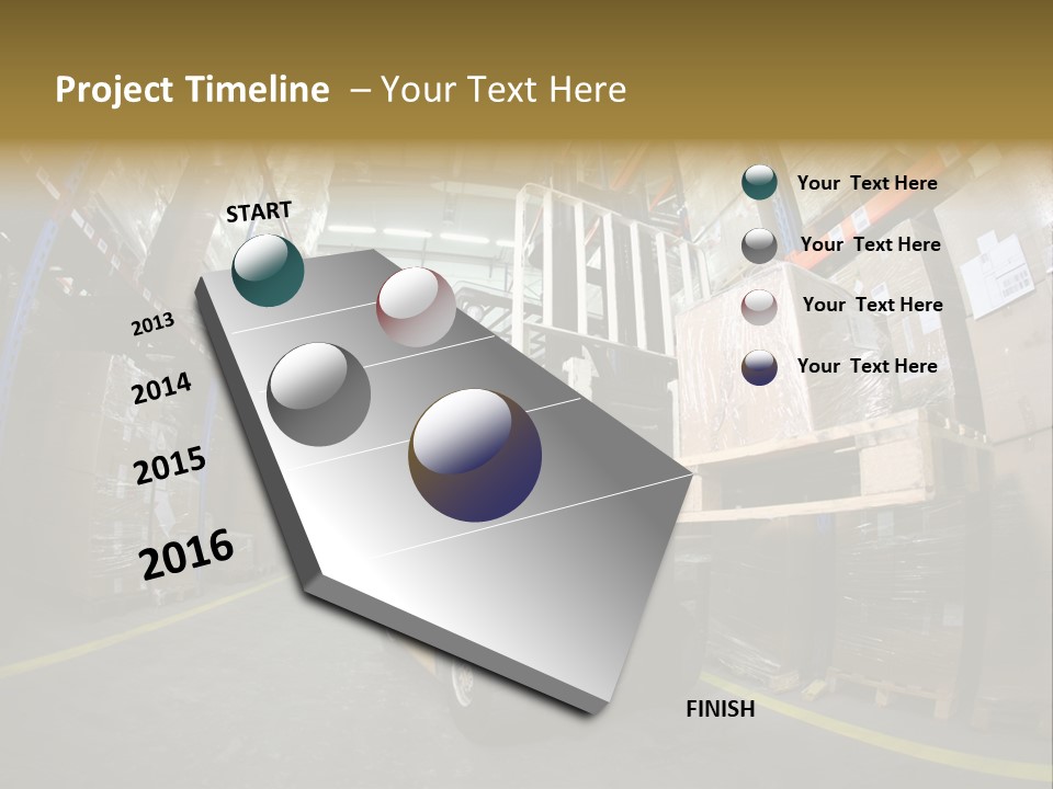 Forklift Operator PowerPoint Template