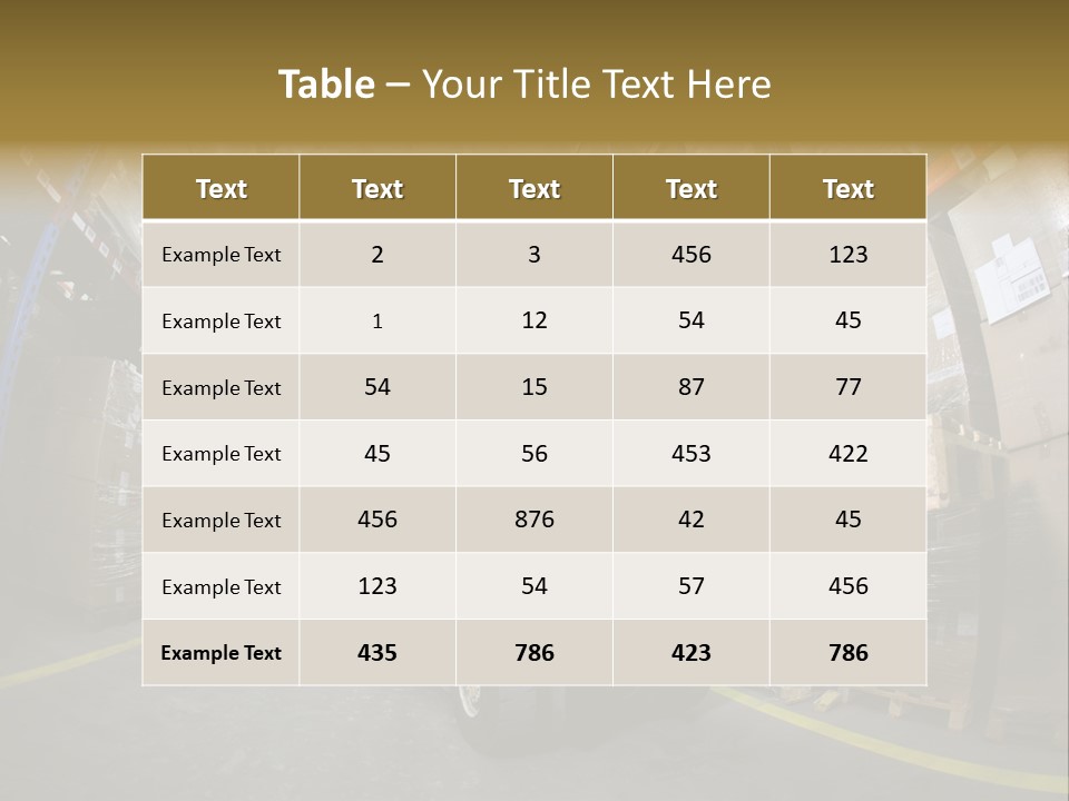 Forklift Operator PowerPoint Template