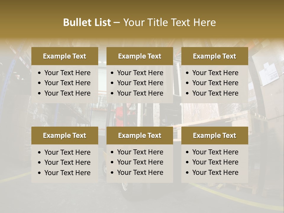 Forklift Operator PowerPoint Template
