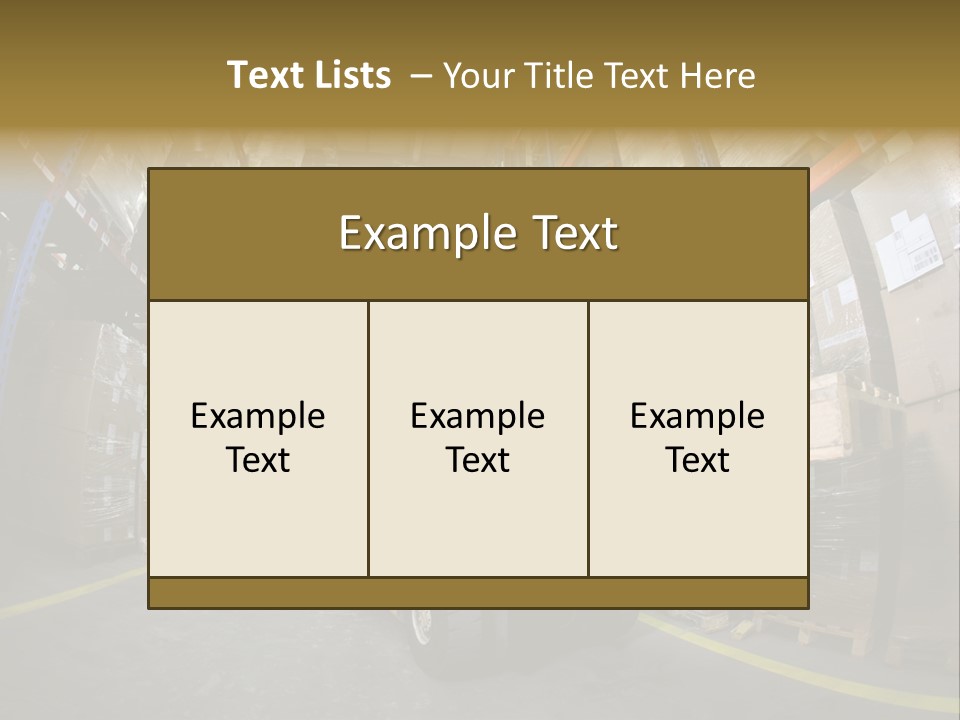 Forklift Operator PowerPoint Template