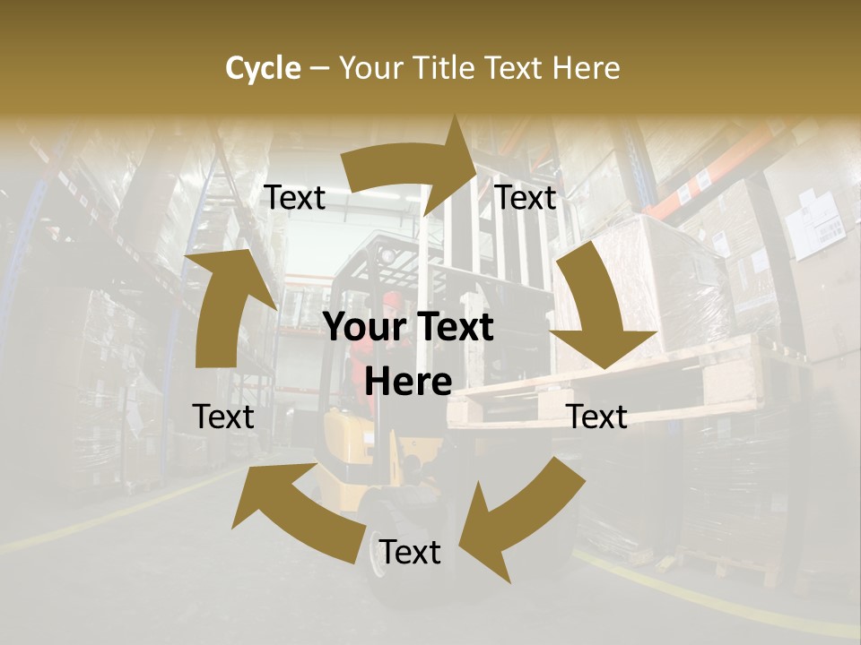 Forklift Operator PowerPoint Template