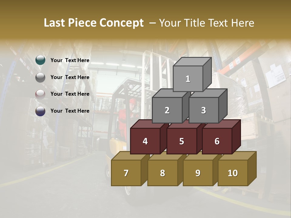 Forklift Operator PowerPoint Template