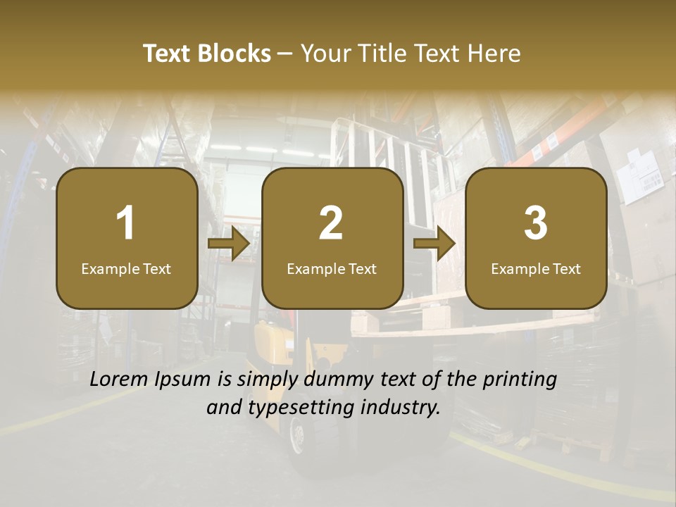Forklift Operator PowerPoint Template