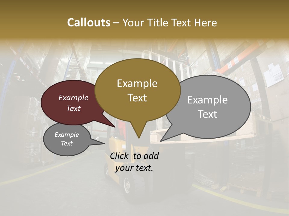 Forklift Operator PowerPoint Template