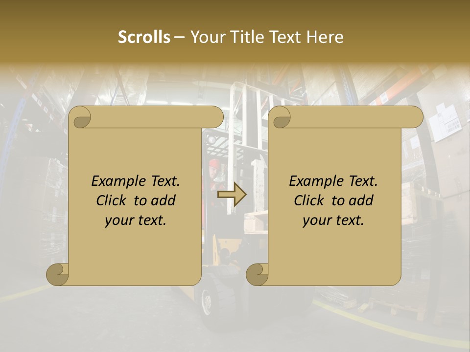 Forklift Operator PowerPoint Template