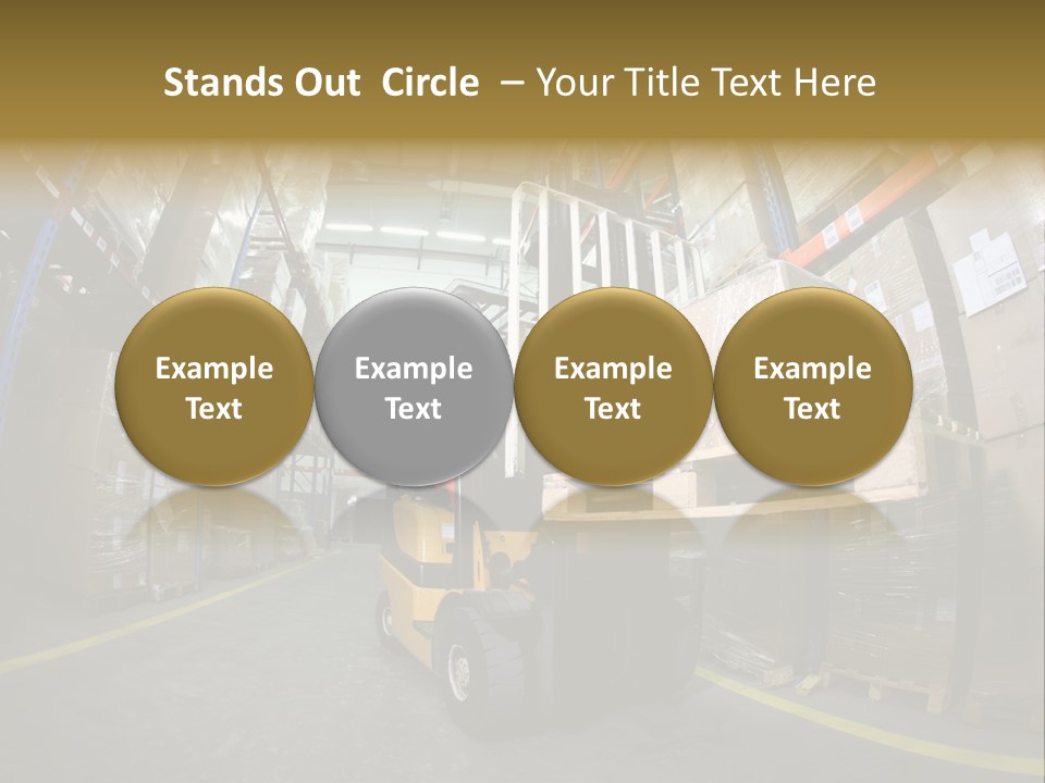 Forklift Operator PowerPoint Template