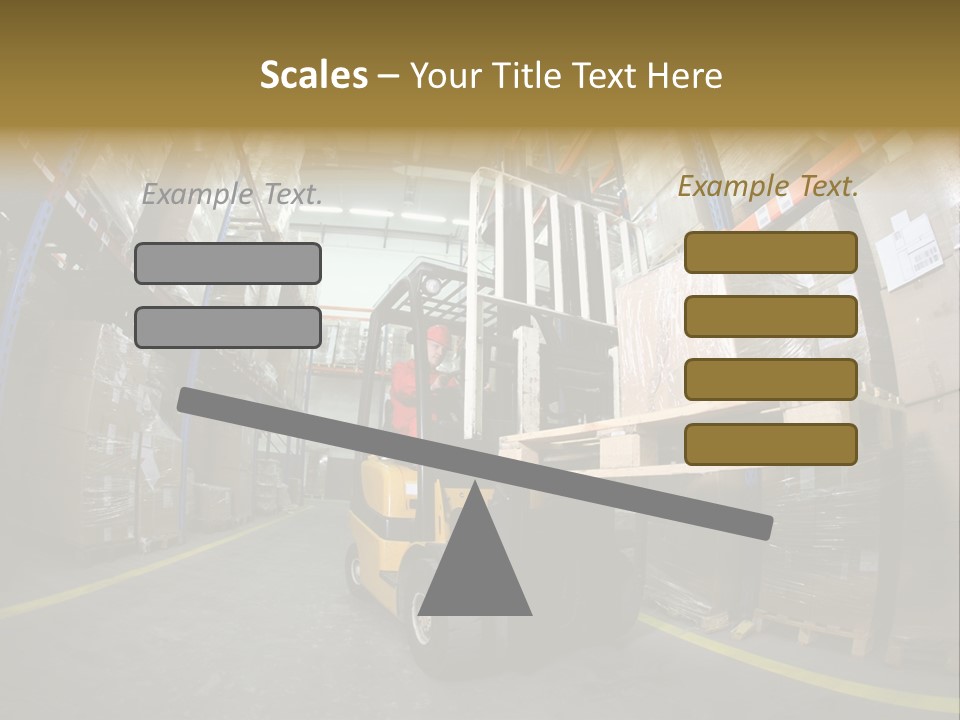 Forklift Operator PowerPoint Template
