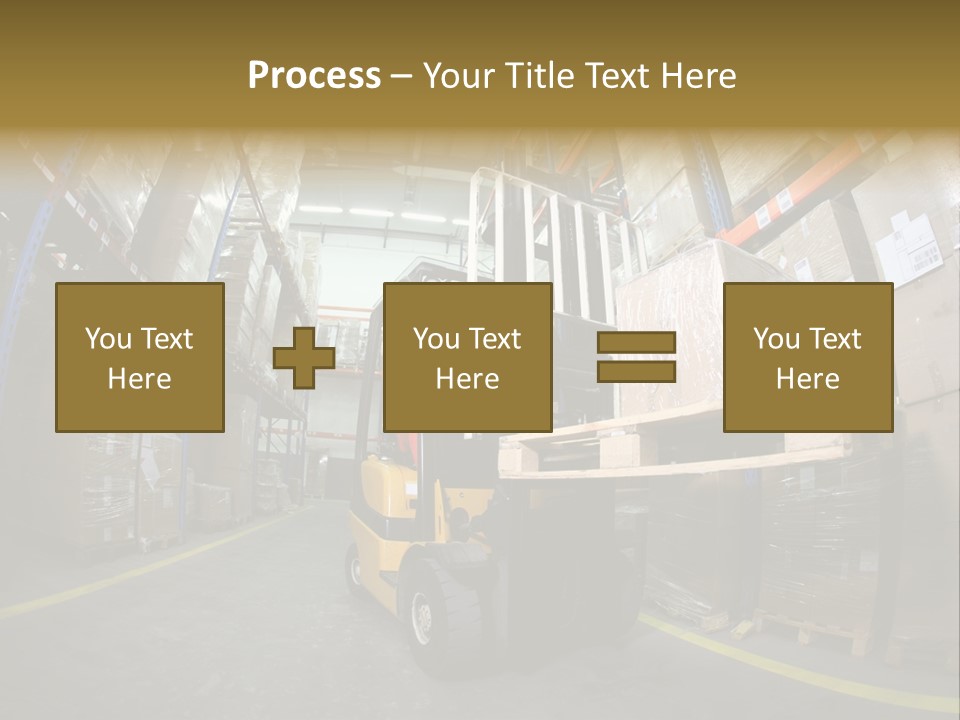 Forklift Operator PowerPoint Template