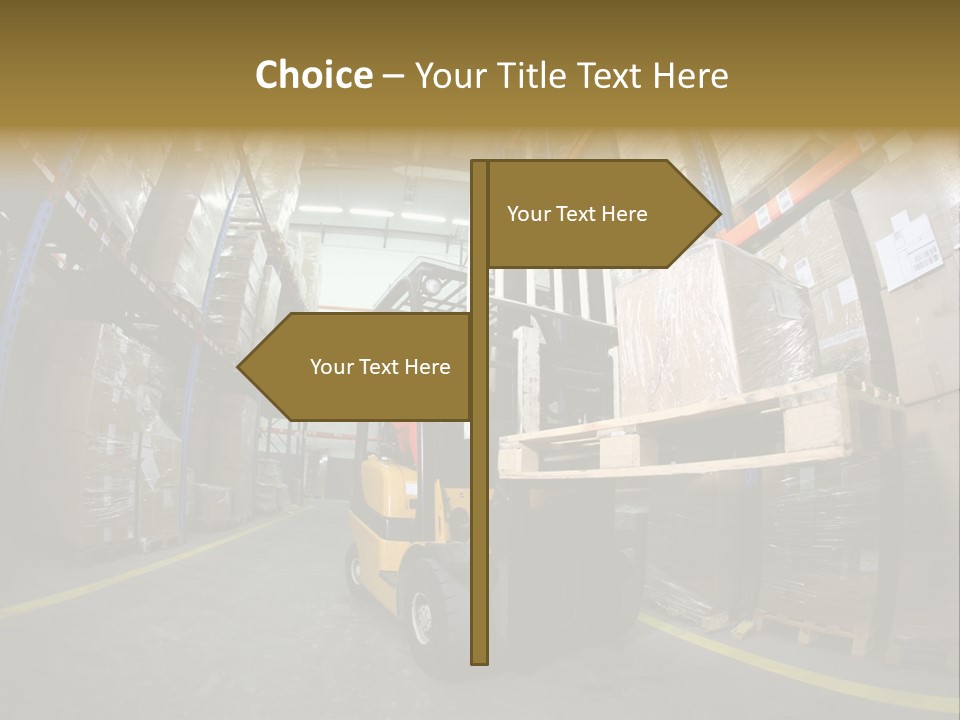 Forklift Operator PowerPoint Template