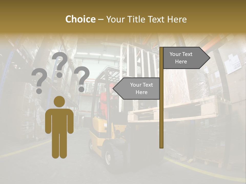 Forklift Operator PowerPoint Template