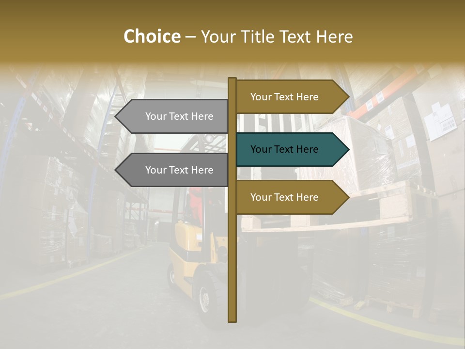 Forklift Operator PowerPoint Template