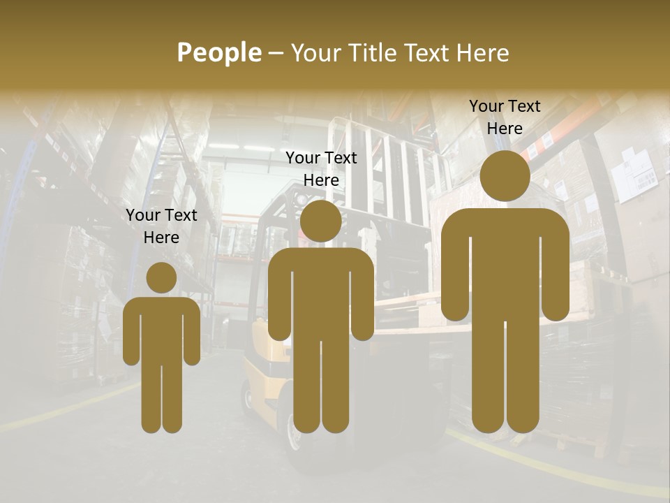 Forklift Operator PowerPoint Template