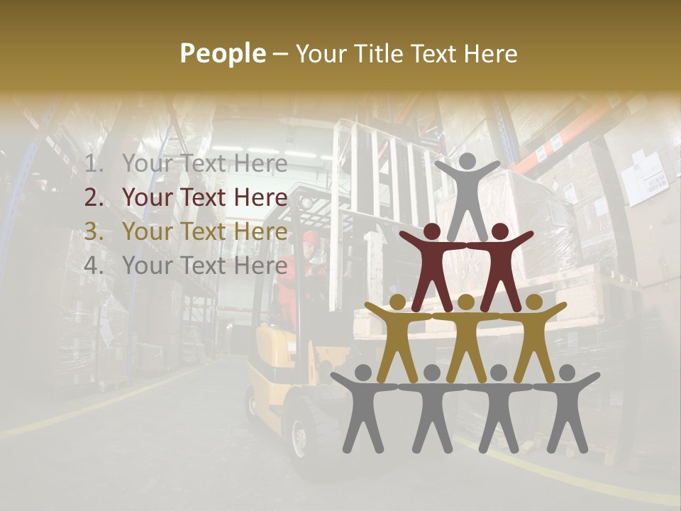 Forklift Operator PowerPoint Template