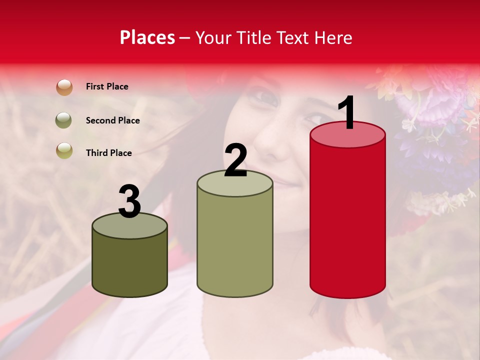 Slav Girl PowerPoint Template