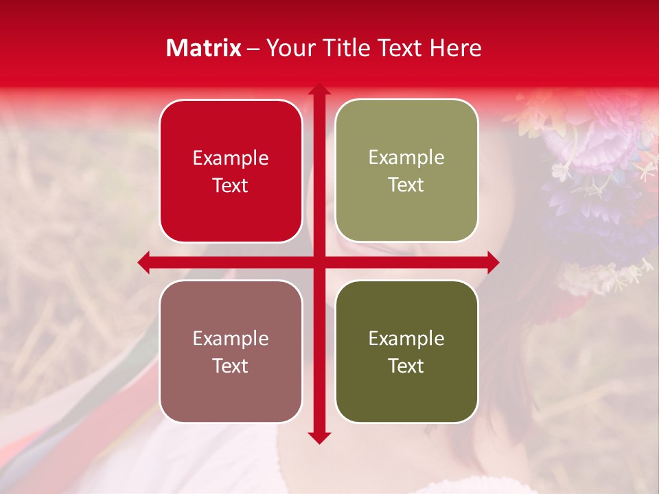 Slav Girl PowerPoint Template