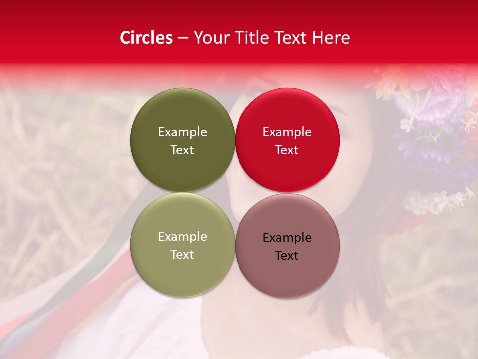 Slav Girl PowerPoint Template