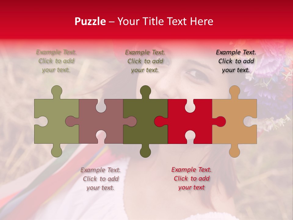 Slav Girl PowerPoint Template