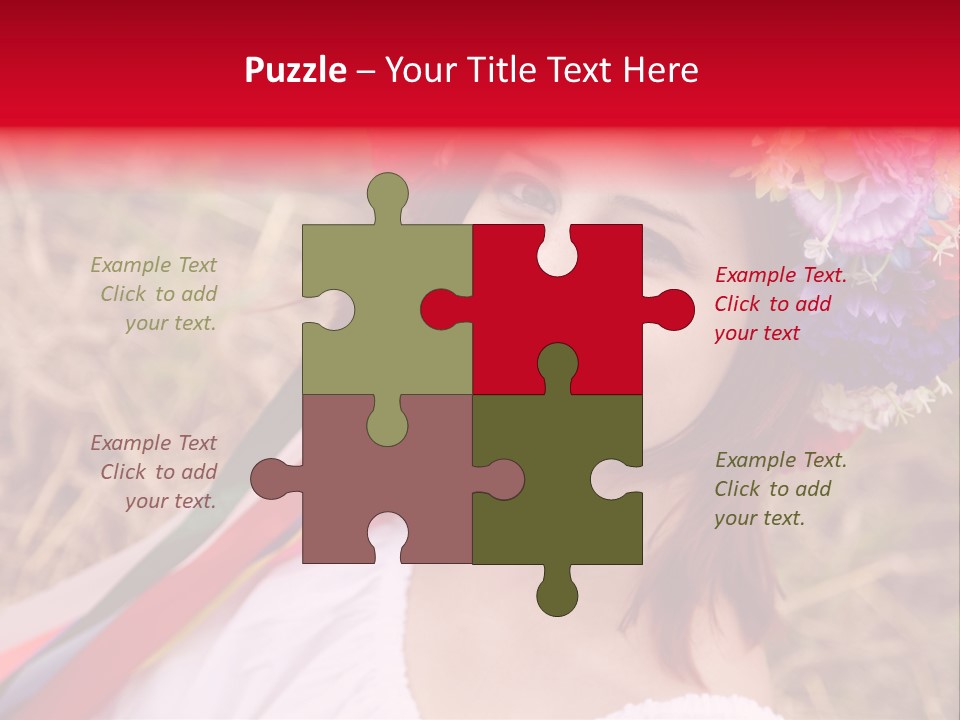 Slav Girl PowerPoint Template