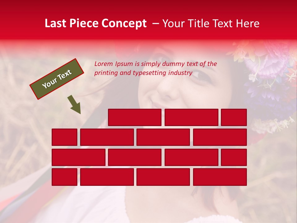 Slav Girl PowerPoint Template