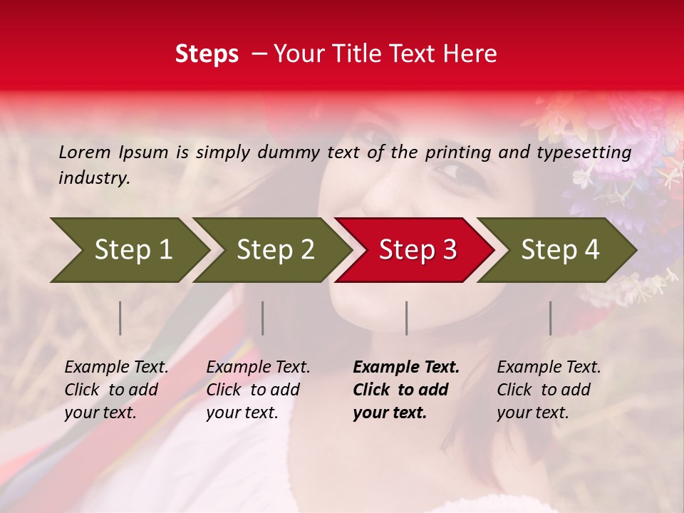 Slav Girl PowerPoint Template